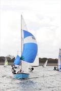 Craftinsure UK Wayfarer National Circuit Finale at Bough Beech - Colin and Lexie Goodman avoiding traffic downwind