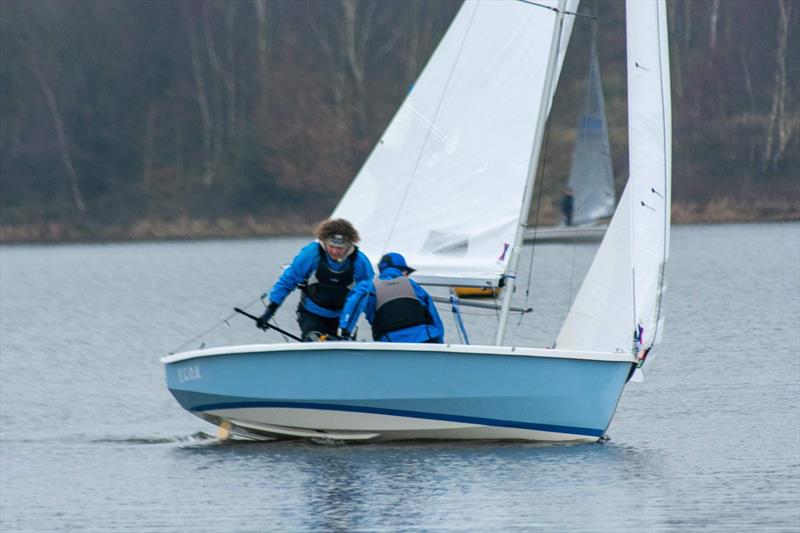 Leigh & Lowton New Year's Day Pursuit 2020 photo copyright Pete Chambers taken at Leigh & Lowton Sailing Club and featuring the Wayfarer class