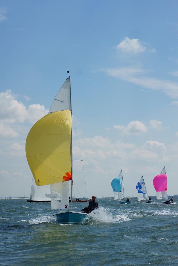 Wayfarer Nationals 2021 at Medway Yacht Club day 1 photo copyright Richard Janulewicz / www.sharkbait.org.uk taken at Medway Yacht Club and featuring the Wayfarer class