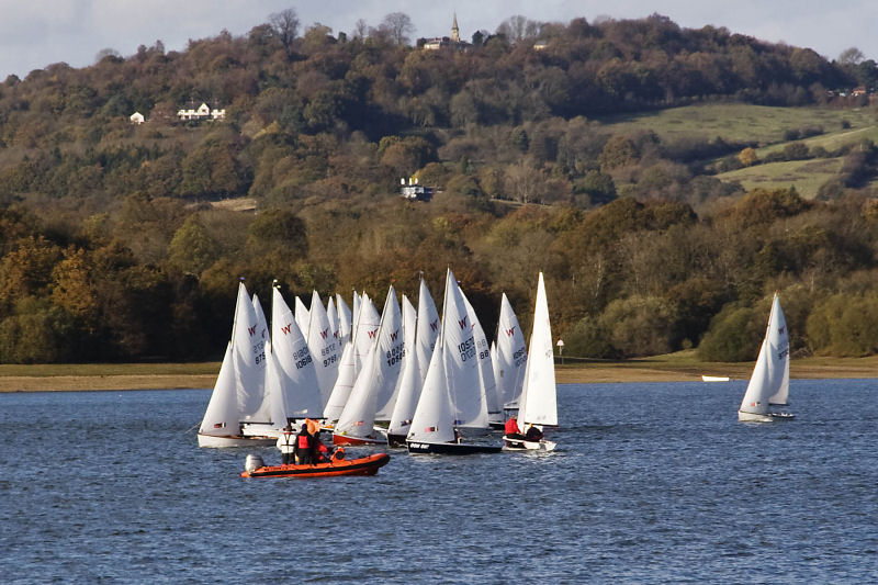 Wayfarers at Bough Beech photo copyright T. Howard taken at Bough Beech Sailing Club and featuring the Wayfarer class