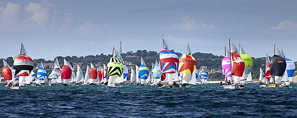 Wayfarer Internationals at Weymouth - photo © Richard Langdon / Ocean Images