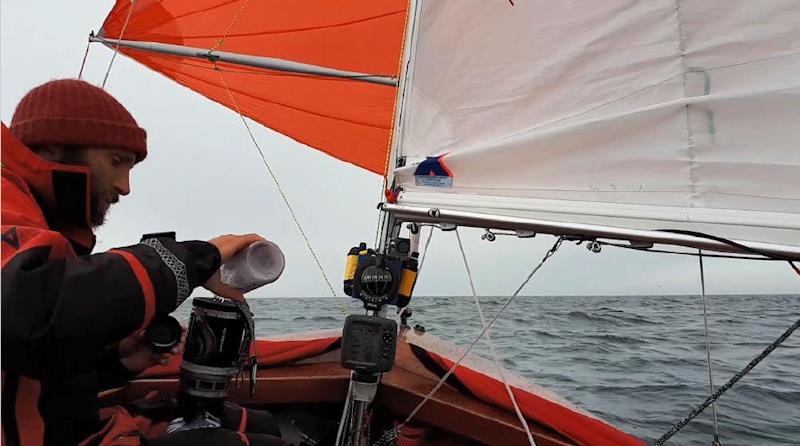 Will Hodshon and Rich Mitchel sailed around Great Britain in a Wayfarer in 15 days photo copyright Nipegegi taken at  and featuring the Wayfarer class