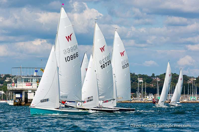 Day 1 of Bournemouth Digital Poole Week photo copyright David Harding / www.sailingscenes.com taken at Parkstone Yacht Club and featuring the Wayfarer class