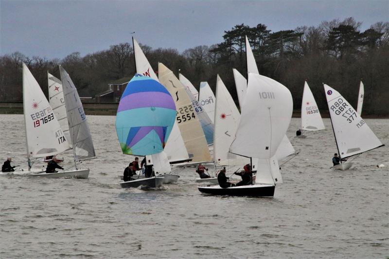 2022 Bough Beech SC Icicle Series day 1 photo copyright Barry Bone taken at Bough Beech Sailing Club and featuring the Wayfarer class