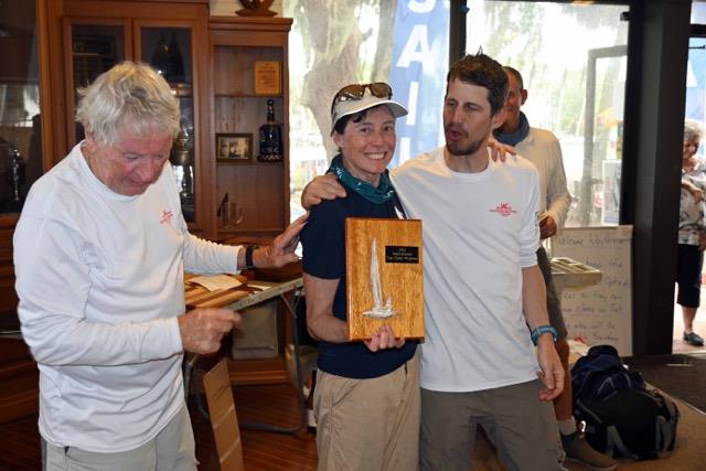 Sue Pilling and Steph Romaniuk finish 3rd in the Wayfarer International Championships 2022 at Lake Eustis, Florida photo copyright John Cole taken at Lake Eustis Sailing Club and featuring the Wayfarer class