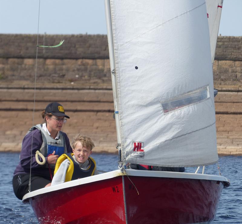Alice Morris and Stephen James during the Dovestone Sailing Club Open Day - photo © Nik Lever