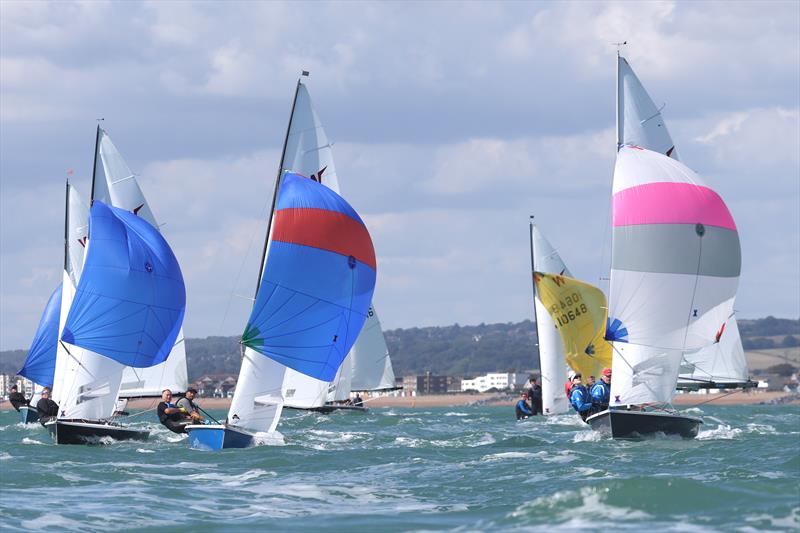 Wayfarers at Shoreham photo copyright Warwick Baker / www.warwickpics.com taken at Shoreham Sailing Club and featuring the Wayfarer class