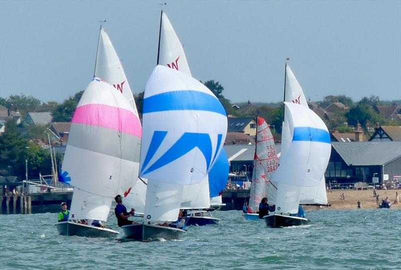 First reach - Wayfarer Southern Championship 2026 at Whitstable photo copyright Matthew Young taken at Whitstable Yacht Club and featuring the Wayfarer class
