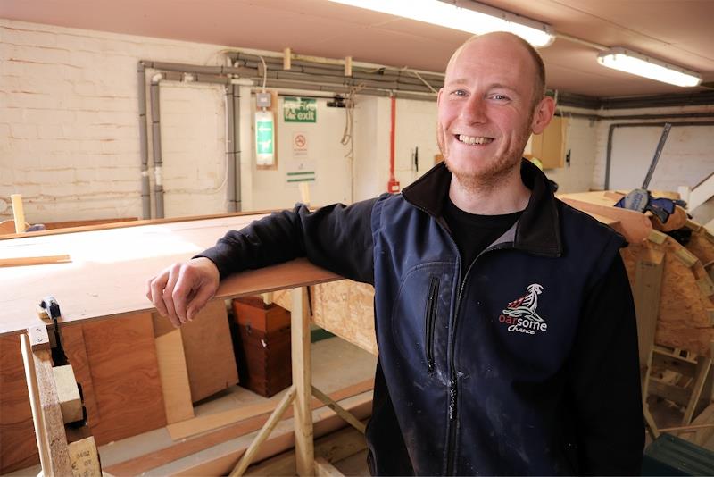 Nick Hart has a passion for building boats and passes his enthusiasm on to those who join the Oarsome Chance programme photo copyright Wessex Resins & Adhesives taken at  and featuring the  class