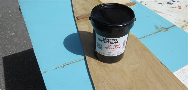 421 Fire Retardant Additive for West System Epoxy Resin photo copyright Wessex Resins & Adhesives taken at  and featuring the  class