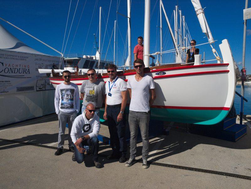 The finished 18th century Gajeta - a classic boat built with epoxy resin - photo © Wessex Resins & Adhesives