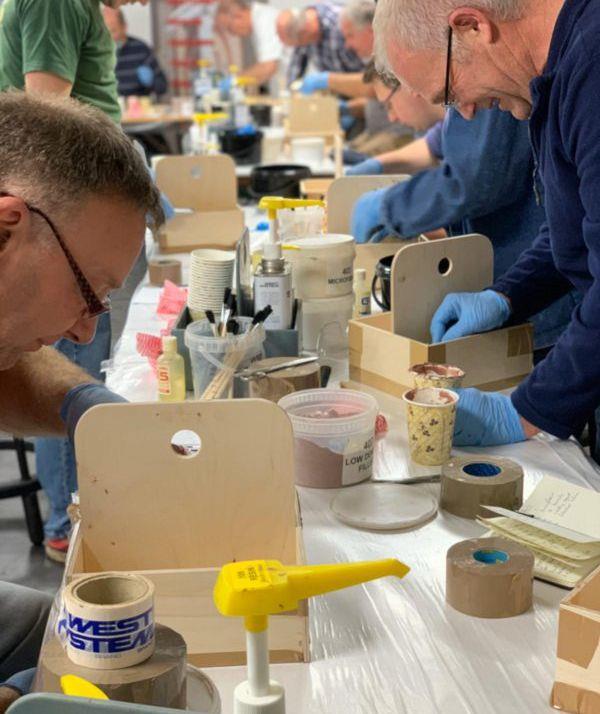 Teaching epoxy basics photo copyright Wessex Resins & Adhesives taken at  and featuring the  class