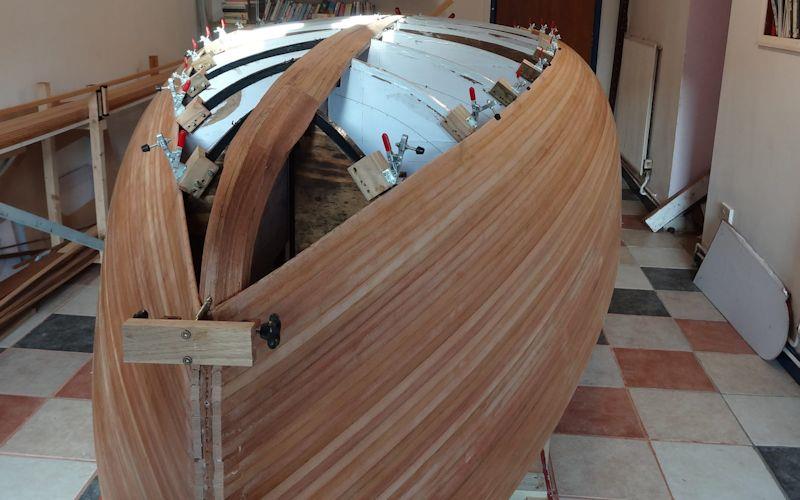 Building a Stornoway 16 wooden dinghy using West System epoxy resin photo copyright Steve Goodchild taken at  and featuring the  class