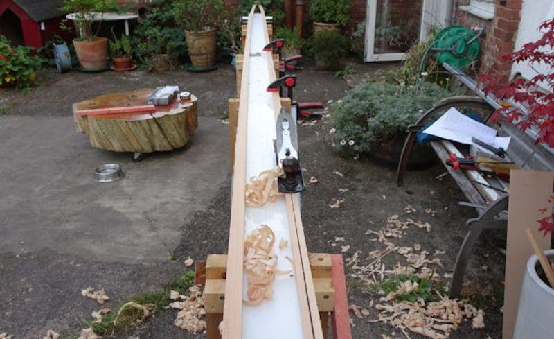 Building a Stornoway 16 wooden dinghy using West System epoxy resin photo copyright Steve Goodchild taken at  and featuring the  class