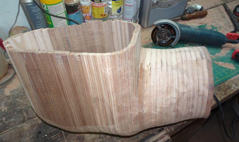 Building a Stornoway 16 wooden dinghy using West System epoxy resin - photo © Steve Goodchild