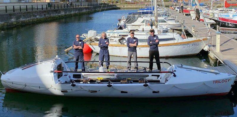 Preparing to row non-stop from mainland Europe to mainland South America photo copyright M2M Atlantic Four taken at  and featuring the  class