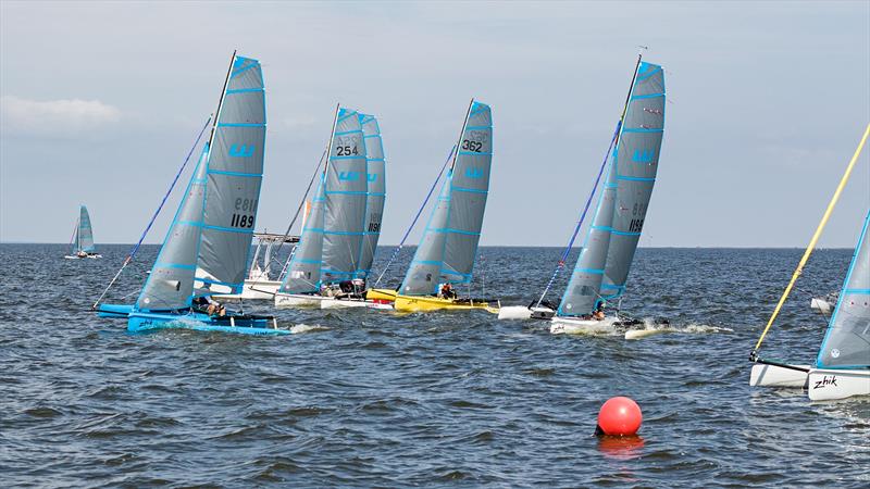  2019 Weta North American Championship - NorBanks sailing facility in Duck, NC photo copyright Eric Rasmusse taken at  and featuring the Weta class