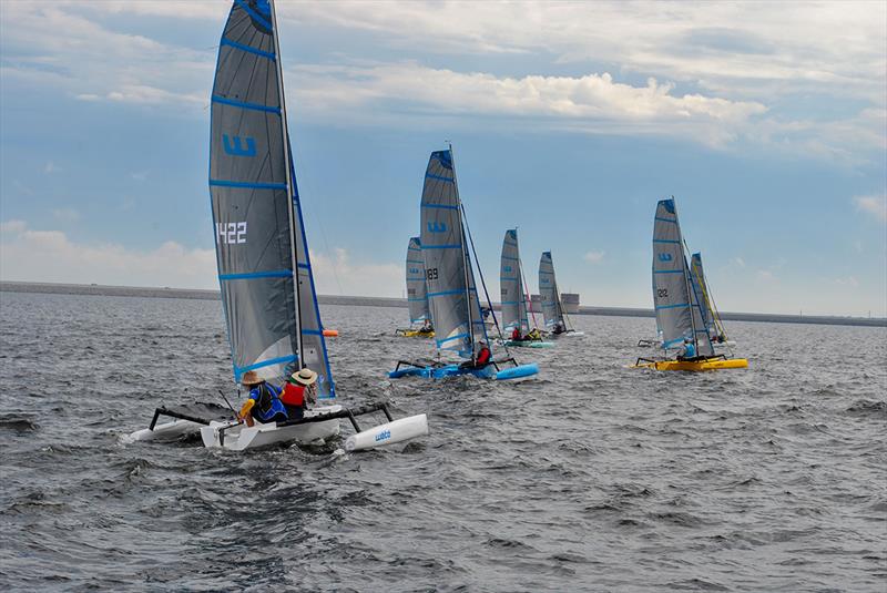 2023 Weta North American Championship photo copyright Tony Feraci / Stephanie Taylor / Kelly Willette taken at Columbia Sailing Club and featuring the Weta class