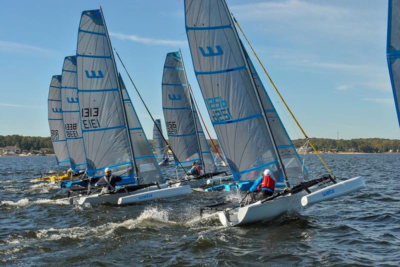 2023 Weta North American Championship photo copyright Tony Feraci / Stephanie Taylor / Kelly Willette taken at Columbia Sailing Club and featuring the Weta class