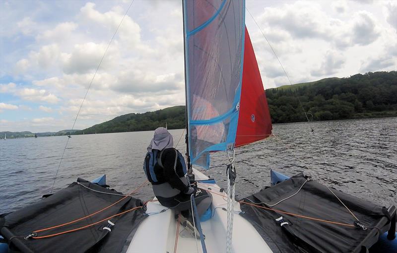 Midfleet search for breeze - Weta class at the Bala Long Distance Weekend - photo © Steve Harvey