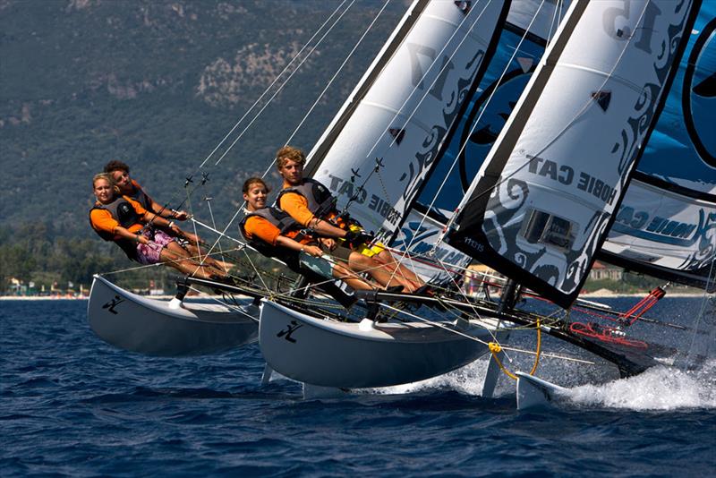 Hobie 16 sailing at Vassiliki photo copyright Wildwind taken at  and featuring the  class