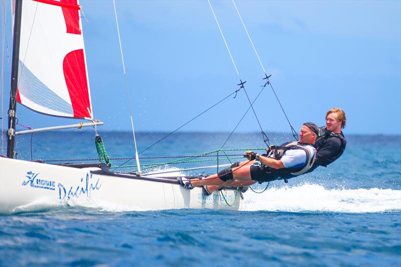Joyriding in a Hobie Pacific at Wildwind photo copyright Wildwind taken at  and featuring the  class