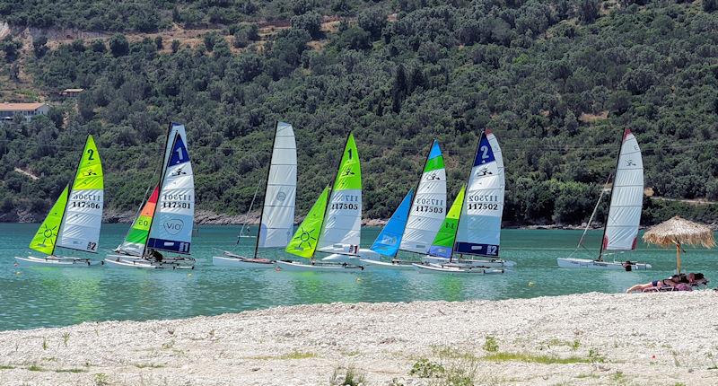 Hobies waiting for you and the afternoon breeze photo copyright Mark Jardine taken at  and featuring the  class