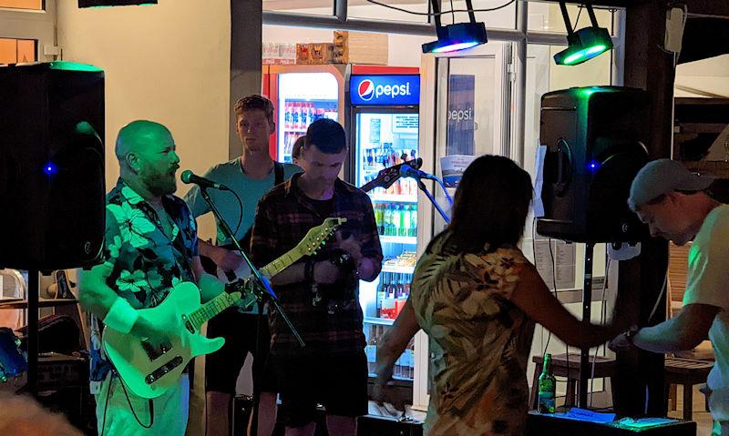 The house band on party night at Wildwind - photo © Mark Jardine