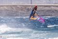 Sarah-Quita Offringa mid pushloop on day 3 of the Gran Canaria Gloria Windsurf World Cup