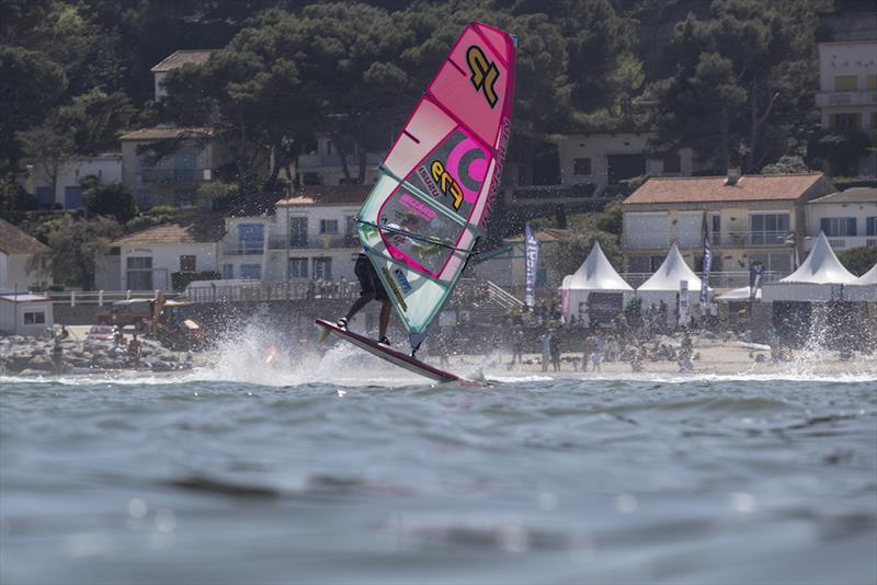 2018 Mondial du Vent - Day 4 photo copyright Pierre Bouras taken at  and featuring the Windsurfing class