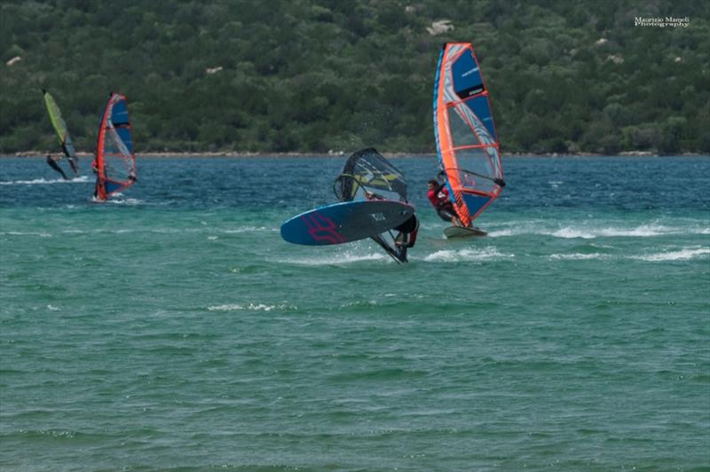 European Freestyle Pro Tour Sardinia – Day 1 photo copyright Maurizio Mameli taken at  and featuring the Windsurfing class