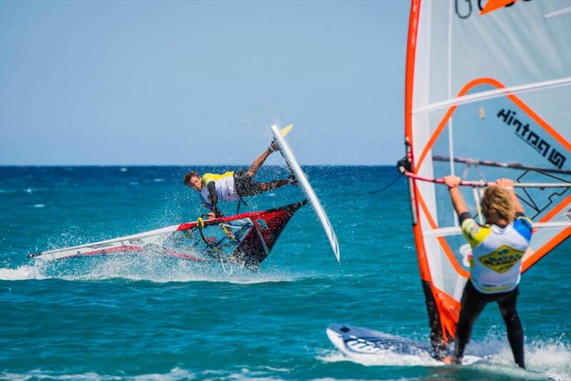 Mattia Fabrizi – European Freestyle Pro Tour Fuerteventura - Day 2 photo copyright Event Media taken at  and featuring the Windsurfing class