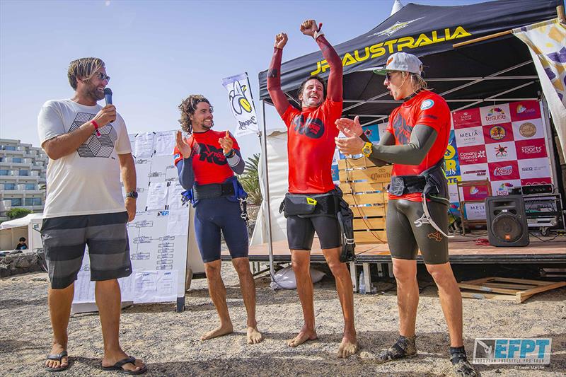 Adrien Bosson dominating in the double elimination - European Freestyle Pro Tour Lanzarote: Day 2 - photo © Gwen Marche