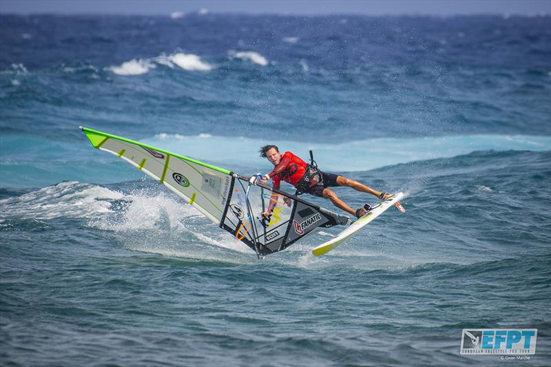 French top level freestyler Adrien Bosson - European Freestyle Pro Tour Lanzarote: Day 2 - photo © Gwen Marche