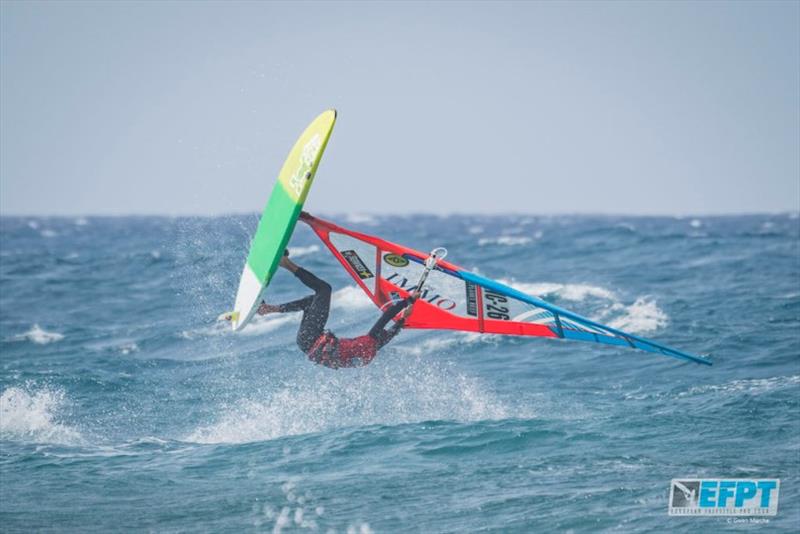 Corto in the EFPT Lanzarote photo copyright Gwen Marche taken at  and featuring the Windsurfing class