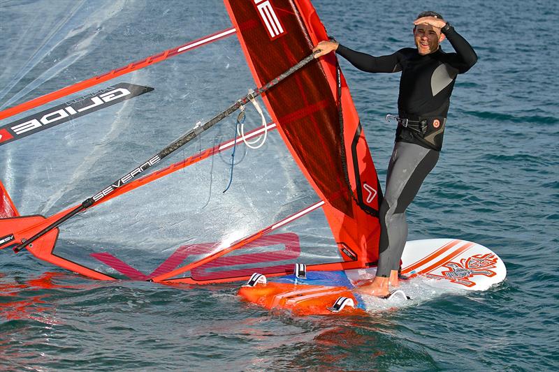 The Windfoil is pulling windsurfers back into the sport where technique has taken over from air rowing photo copyright Richard Gladwell taken at Takapuna Boating Club and featuring the Windsurfing class