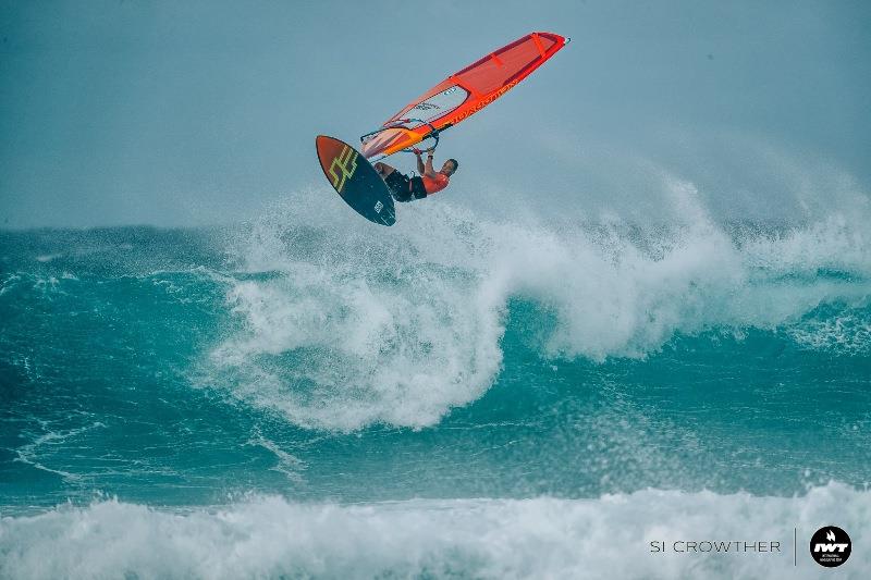 Day 1 - Antoine Martin - Aloha Classic 2018 photo copyright Si Crowther / IWT taken at  and featuring the Windsurfing class