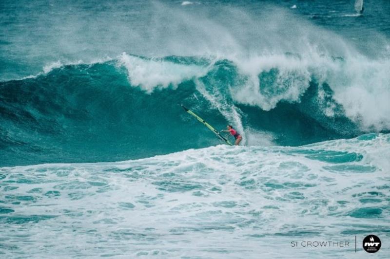 Day 1 - Shawna Cropas - Aloha Classic 2018 photo copyright Si Crowther / IWT taken at  and featuring the Windsurfing class