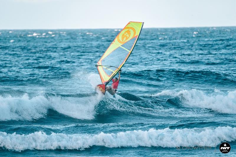 Angela Cochran - 2018 Aloha Classic: Day 6 photo copyright Si Crowther / IWT taken at  and featuring the Windsurfing class