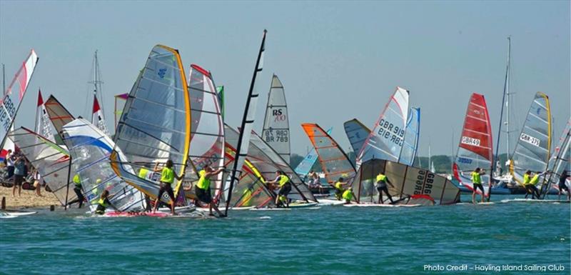 The Round Hayling Challenge photo copyright HISC taken at Hayling Island Sailing Club and featuring the Windsurfing class