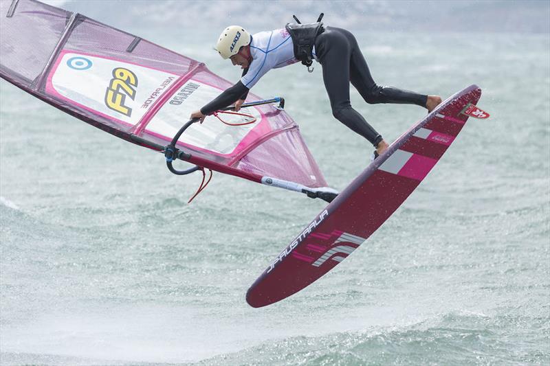 Mathis Mollard claims 9th place at his first EFPT event ever - EFPT Las Dunas Costa Brava 2019 photo copyright Job Vermeulen taken at  and featuring the Windsurfing class
