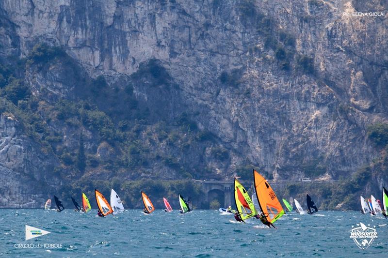Windsurfer World Trophy 2019 photo copyright Elena Giolai taken at Circolo Surf Torbole and featuring the Windsurfing class