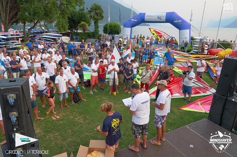 Windsurfer World Trophy 2019 photo copyright MOAN Photo taken at Circolo Surf Torbole and featuring the Windsurfing class