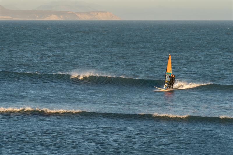 Bernd Roediger teaches windsurfing - Baja Desert Showdown photo copyright Paige Laverty taken at  and featuring the Windsurfing class