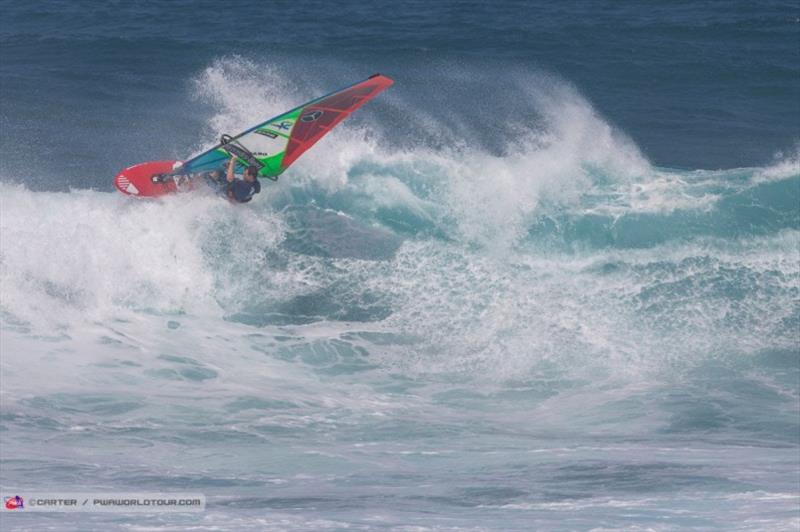 Russ Faurot - 2019 Mercedes-Benz Aloha Classic day 3 photo copyright Si Crowther / IWT taken at  and featuring the Windsurfing class