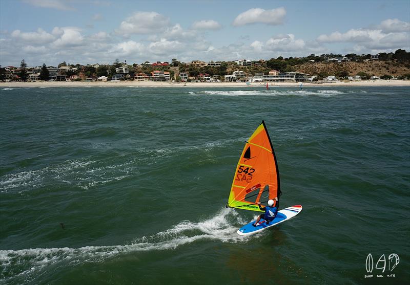 Blasting infront of Brighton & Seacliff Yacht Club - photo © Mitch Pearson / Surf Sail Kite