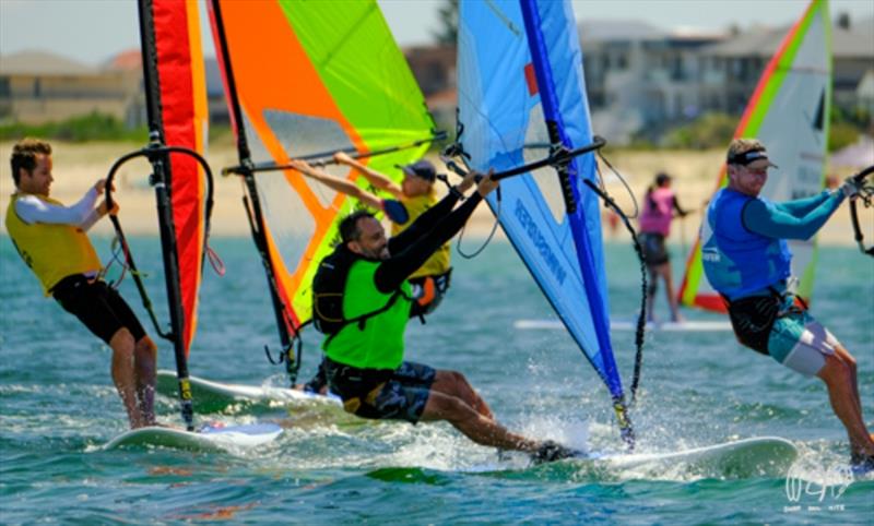 2020 Windsurfer Australian Championship day 4 photo copyright Mitch Pearson / Surf Sail Kite taken at Brighton & Seacliff Yacht Club and featuring the Windsurfing class