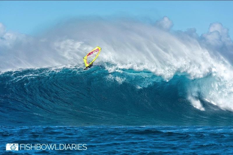 Marcillio “Brawzinho” Browne - Most Radical Biggest Wave - All time photo copyright Fishbowl Diaries taken at  and featuring the Windsurfing class