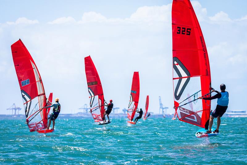 Bris Vegas Windfoil Pro photo copyright Sarah Motherwell taken at Royal Queensland Yacht Squadron and featuring the Windsurfing class