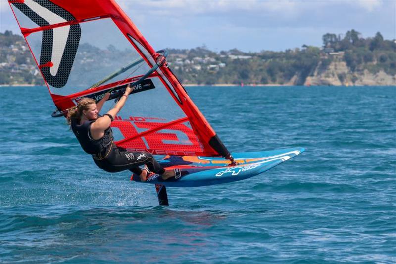 Veerle ten Have (Windfoiling) - 2021 Aon Fast Track Squad - Yachting New Zealand photo copyright Yachting NZ taken at Yachting New Zealand and featuring the Windsurfing class